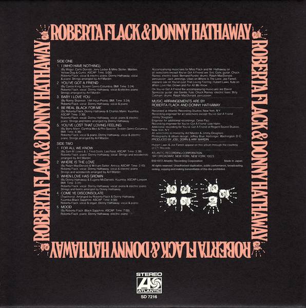 Back, Flack, Roberta & Donny Hathaway - Roberta Flack &amp; Donny Hathaway